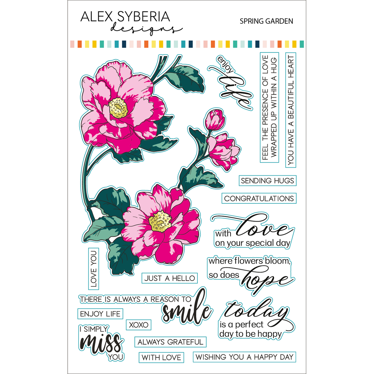 Alex Syberia Designs Spring Garden Die Set