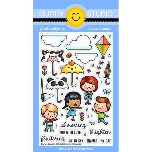 Sunny Studios SPRING SHOWERS STAMPS