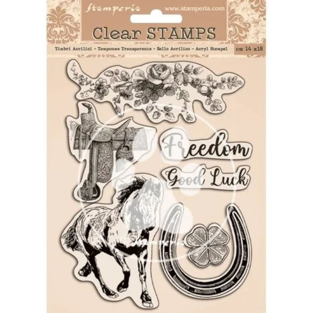 Stamperia Romantic Horses Clear Stamps (WTK156)