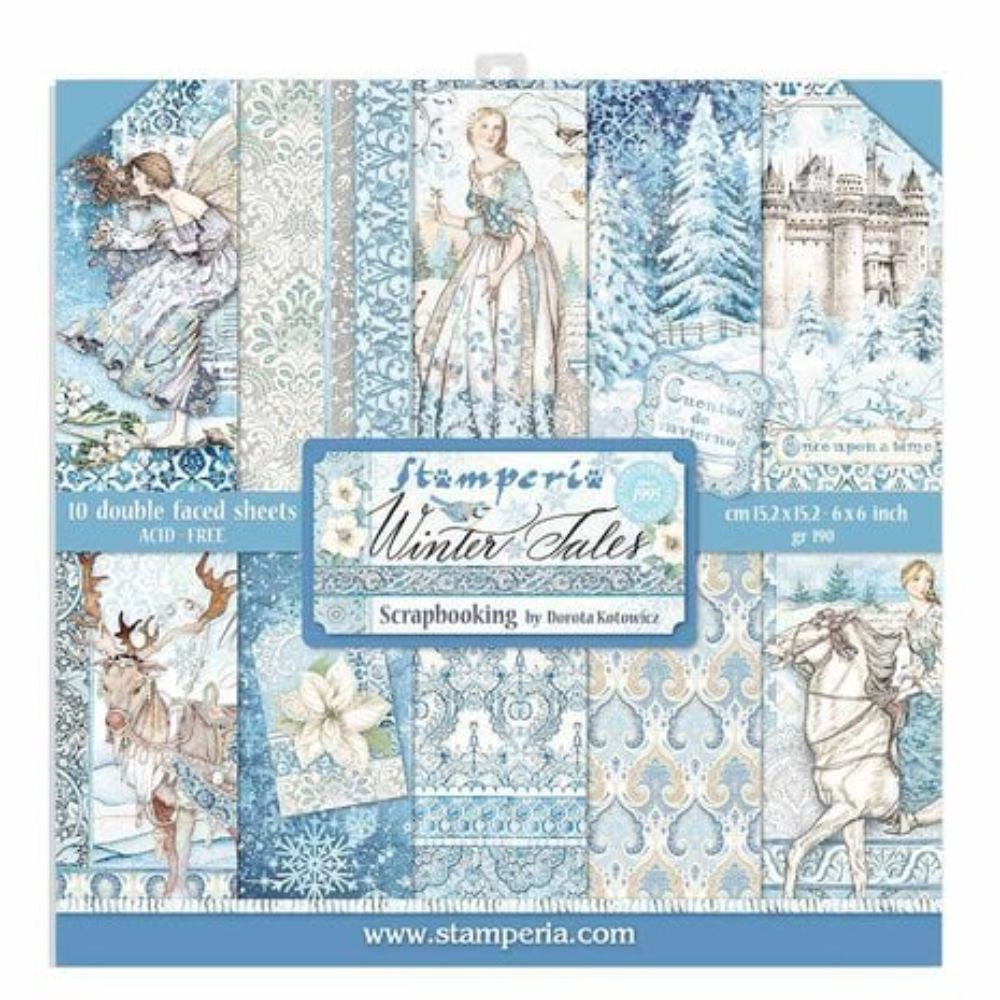 Stamperia Winter Tales 6x6 Inch Paper Pack (SBBXS04)