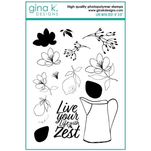 Gina K Design STAMPS- Life with Zest **RETIRED