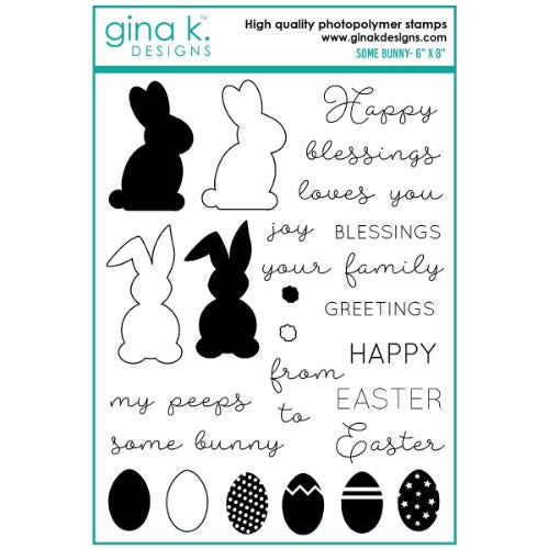 Gina K Designs STAMPS- SOME BUNNY **RETIRIED