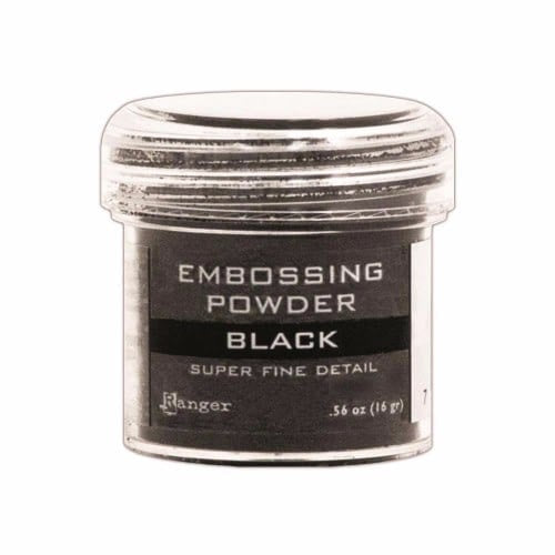 Ranger Embossing Powder Super Fine Black