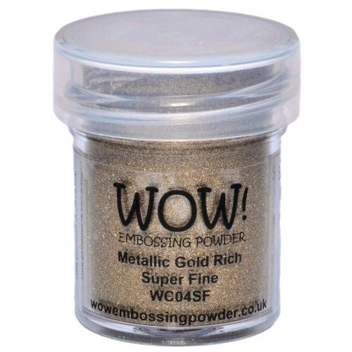 WOW! Embossing Powder Super Fine 15ml Gold Rich