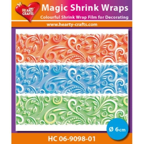 Hearty Crafts Magic Shrink Wraps, Swing style 6 cm