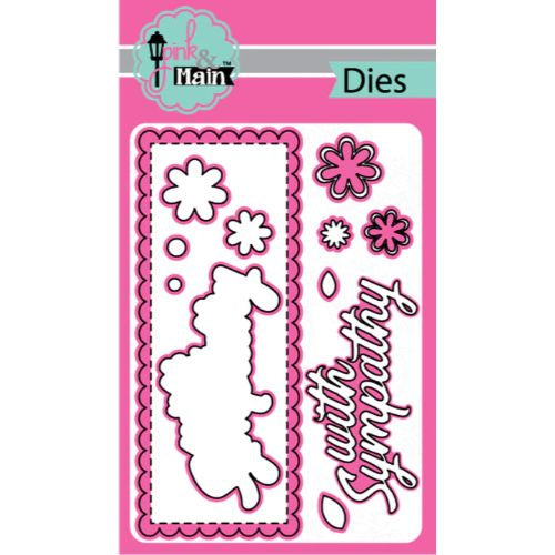 Pink &amp; Main Sympathy Slim Line Dies