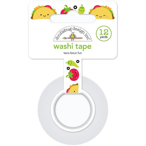 Doodlebug Washi Tape 15mmx12yd Taco-Bout Fun