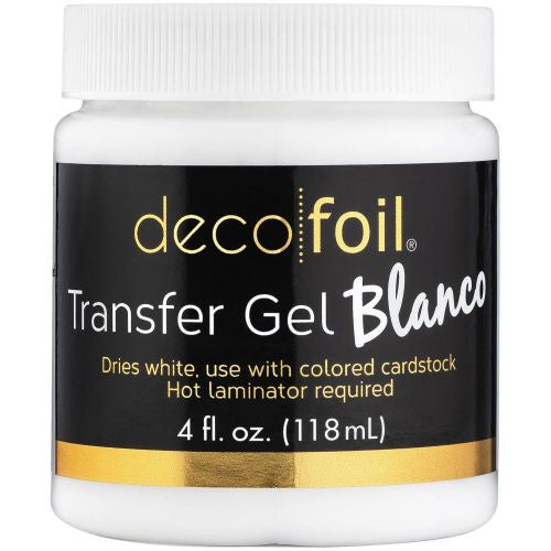 Deco Foil Transfer Gel BLANCO 4oz White