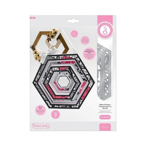 TONIC STUDIOS - Tailored Frames Hexagon Layering Die Set - 3464e