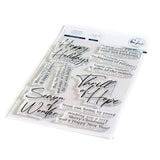 Pinkfresh Studio Thrill of Hope stamp, die bundle Retired