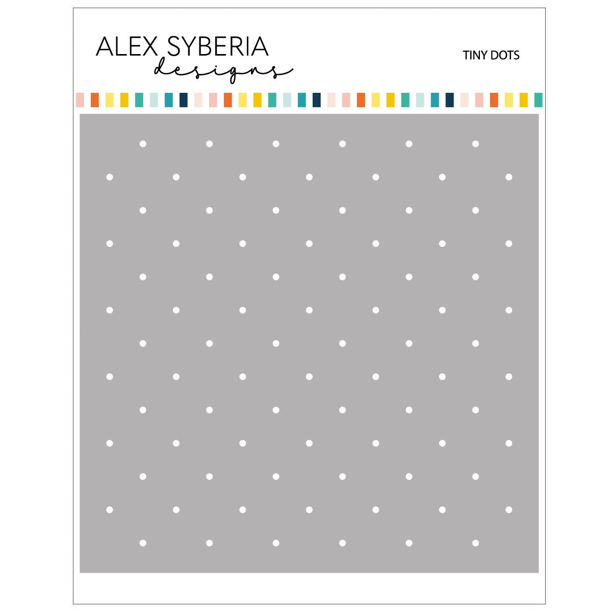 Alex Syberia Designs Tiny Dots Stencil