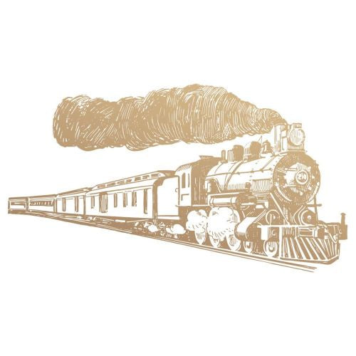 Couture Creations New Adventures Mini Stamp Train 1.9"X1.9"