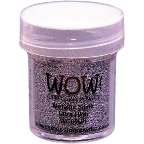 WOW! Embossing Powder 160ml Metallic Silver Ultra High