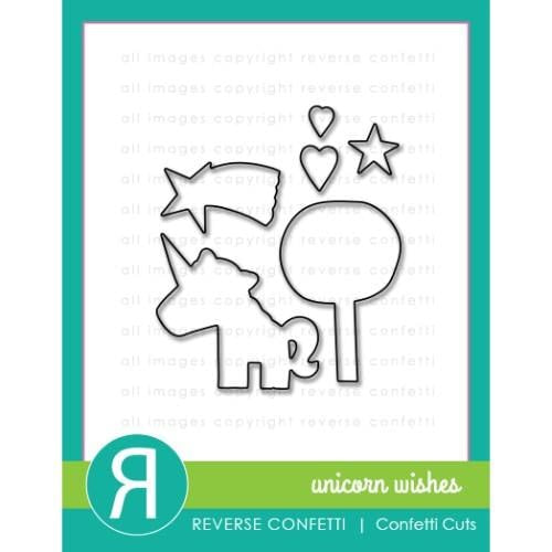 Reverse Confetti - UNICORN WISHES CONFETTI CUTS