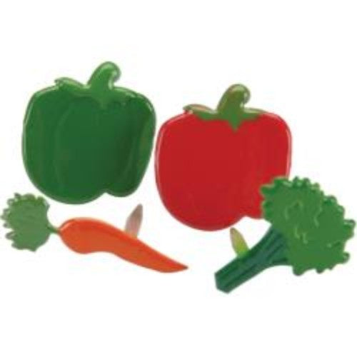 Eyelet Outlet Shape Brads 12/Pkg Vegetables