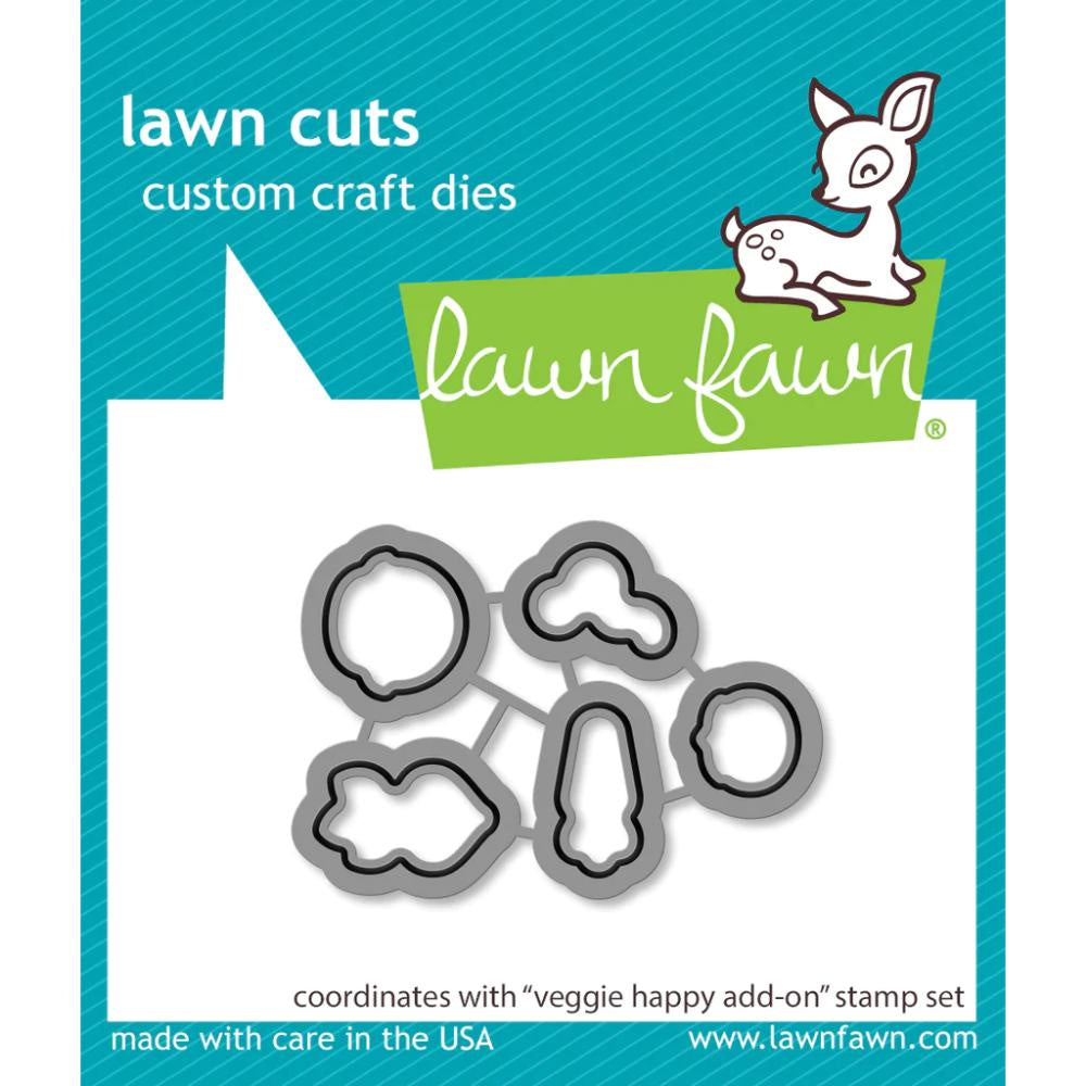 Lawn Fawn veggie happy add-on lawn cuts