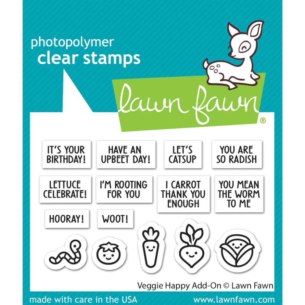 Lawn Fawn veggie happy add-on