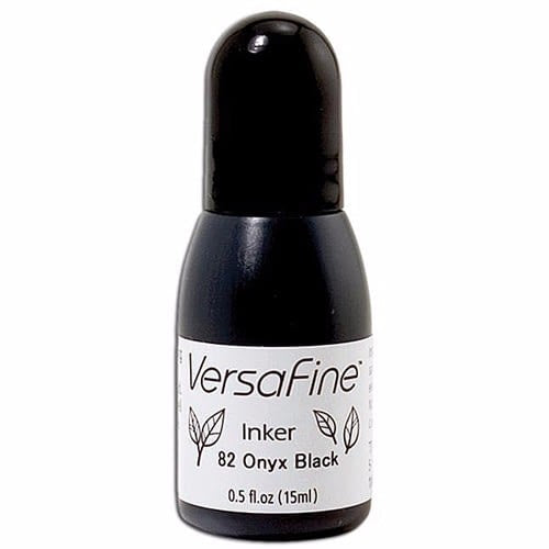 VersaFine Pigment Ink Refill .5oz Onyx Black - Auzz Trinklets N Krafts