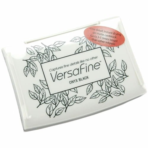 VersaFine Pigment Ink Pad Onyx Black - Auzz Trinklets N Krafts