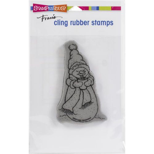 Stampendous Cling Stamp Warm Snowman