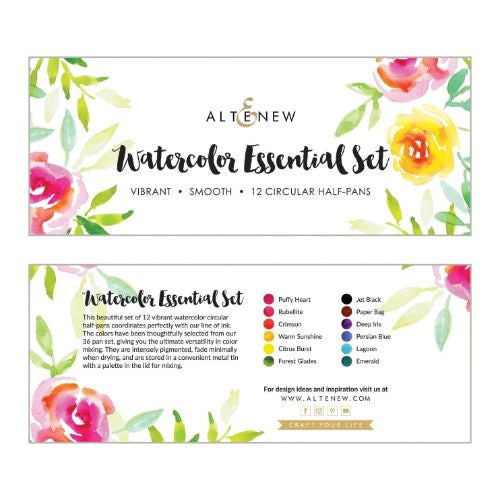 Altenew Watercolor Essential 12 Pan Set