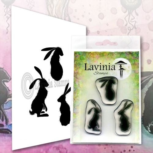 Lavinia Stamps Wild Hares Set LAV608