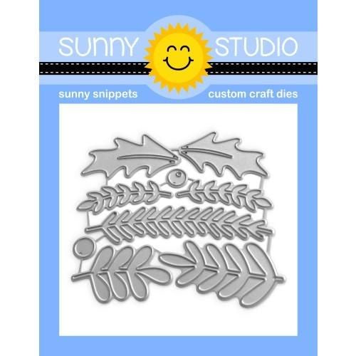 Sunny Studios WINTER GREENERY DIES