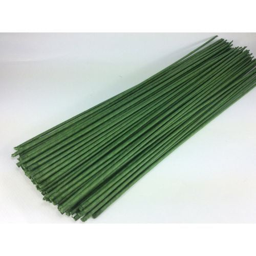 ATK Stems Large Long Big Length 16" X 3 mm Floral Wire Flower Stem Artificial Floral Stem Green Wire Stems Gauge#18 5 pcs