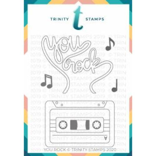 Trinity Stamps 3x4 You Rock Stamp Set